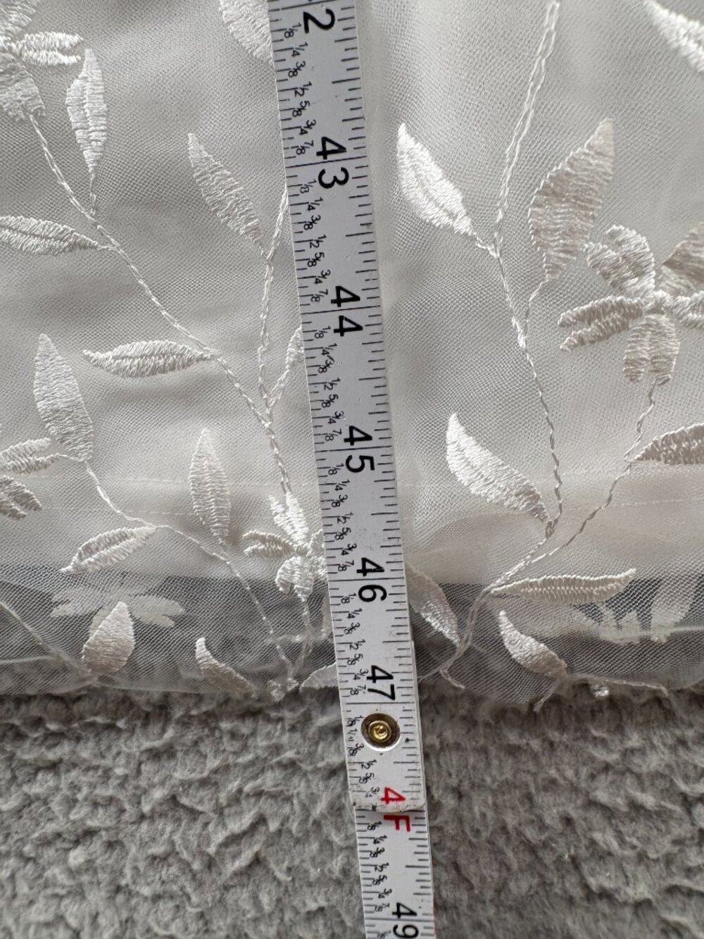 Baltic Born Kendra White Embroidered Smocked Midi Dress L NWT - Picture 6 of 15